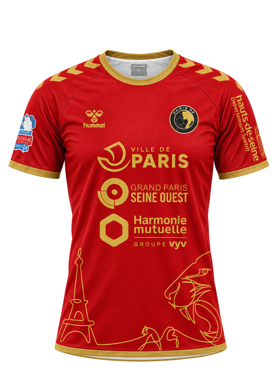 maillot rouge gardienne