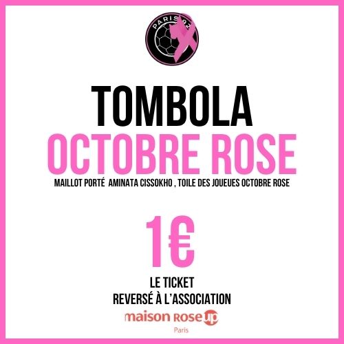 TOMBOLA OCTOBRE ROSE 2026